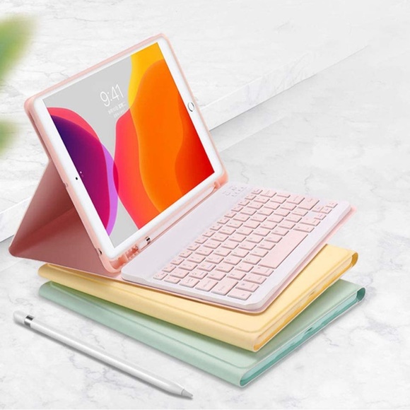 Brand New 2022 iPad Pro 12.9 inch 6th 5th 4th 3rd Generation Keyboard Case Cute - Picture 5 of 5